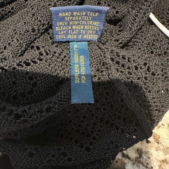 NWT Polo Ralph Lauren Open Knit Short Sleeve Top XLarge - Picture 7 of 7